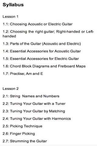 Guitar Video Lessons screenshot 2