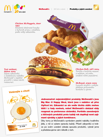 Screenshot #6 pour McDonald's 20 let s vámi