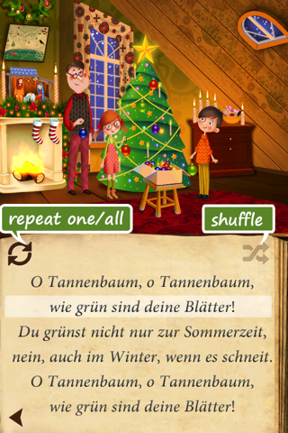 Uber Christmas Carols (German) | sing along ~ Free screenshot 4
