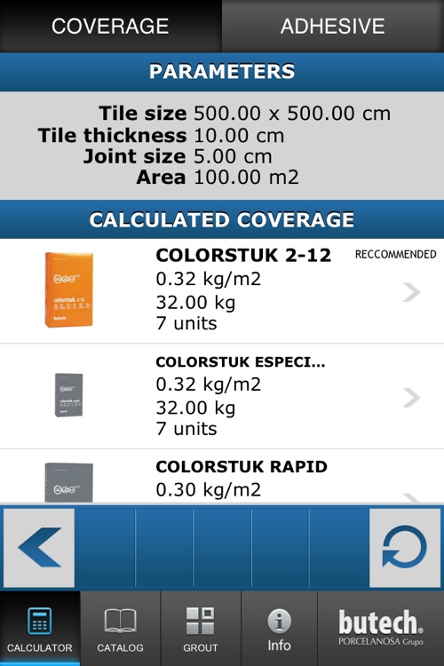 Porcelanosa Grout Color Chart