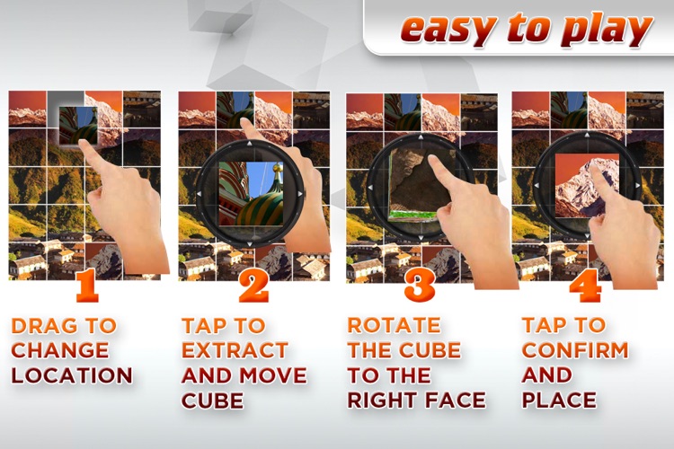 3D Cube Photo Puzzle screenshot-4