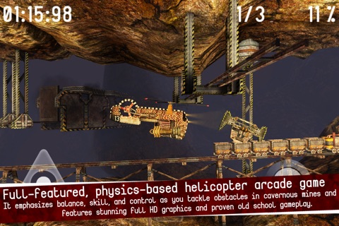 Gyro13 – Steam Copter Arcade HD screenshot 2