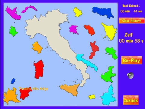 Italy Puzzle Map screenshot 3