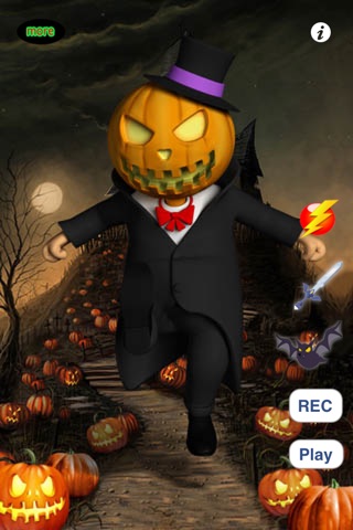 Talking Mr. Halloween for iPhone screenshot 3