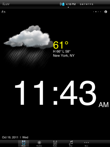 Screenshot #4 pour Alarm Clock HD by iLuv