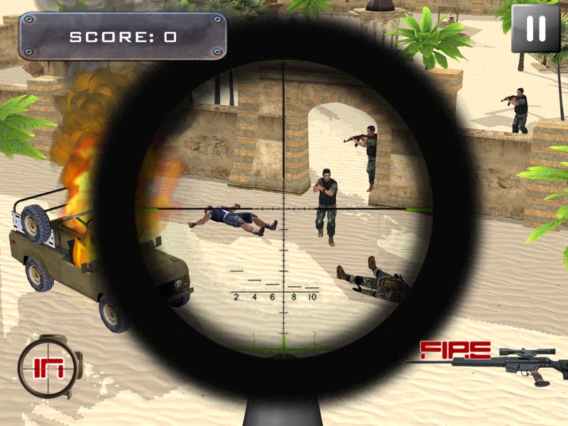Army Sniper Desert War Hero Free screenshot 10