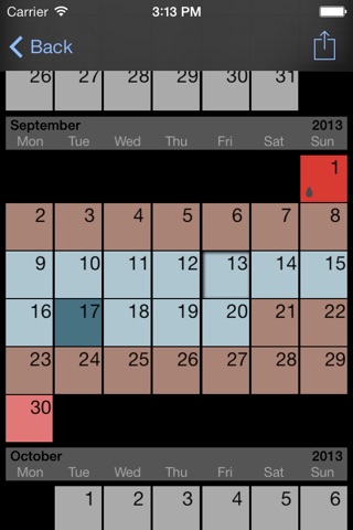 Fertility Cycle - Period and Ovulation Calendar screenshot 2