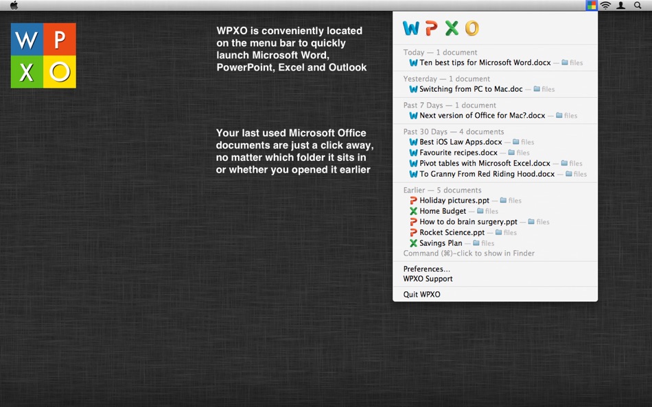 #1. WPXO for Mac OS X (macOS) 由: Dale Gillard