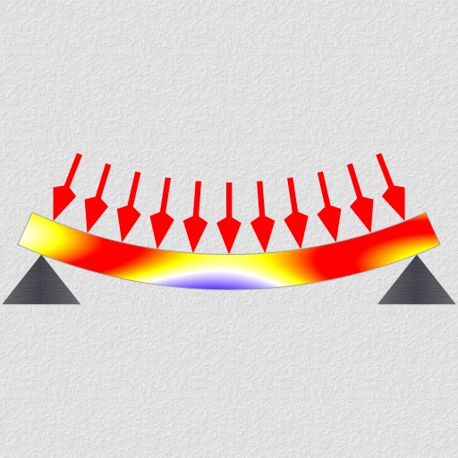 Beams, Deflection, Bending, Stress Calculator