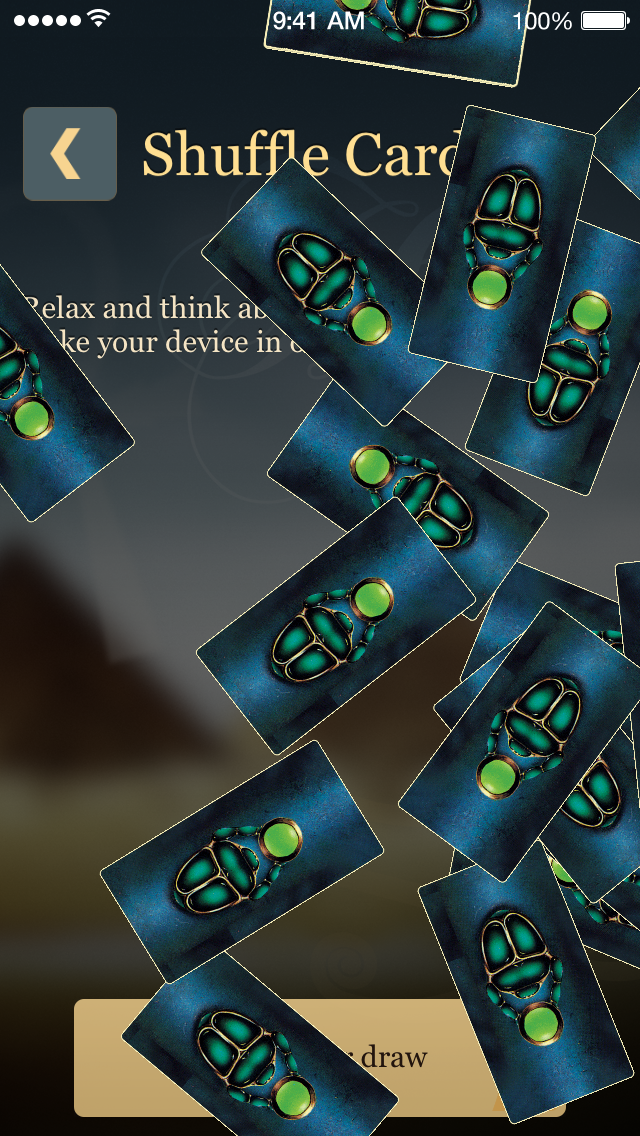 Egyptian Tarot Screenshot