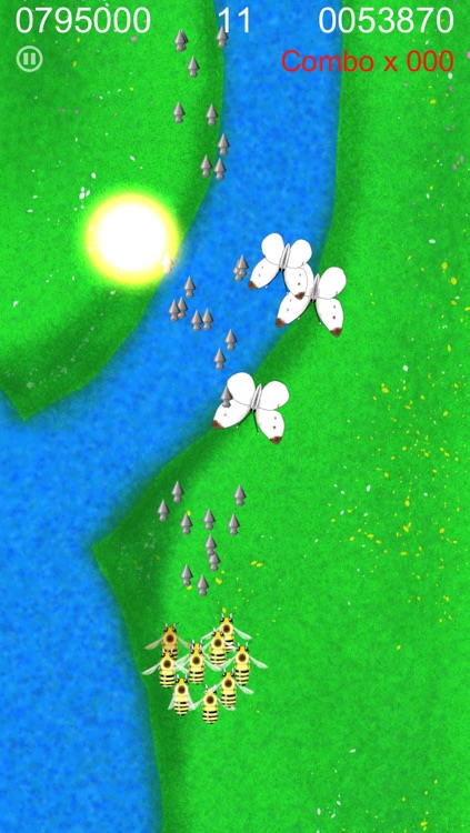 BeeCluster - FREE top-down scrolling shoot 'em up game