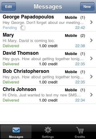 DoubleSMS screenshot 2