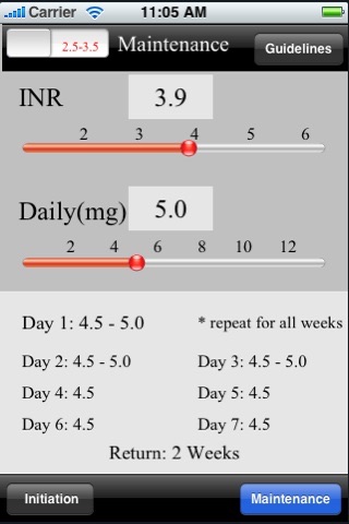 Warfarin screenshot 4