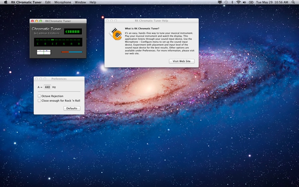 RK Chromatic Tuner - 6.0 - (macOS)