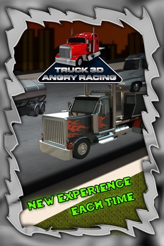 Truck 3D Angry Racing - The monsters road rage game Free screenshot 4