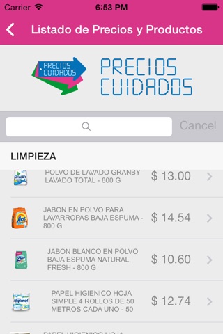 Precios Cuidados screenshot 3