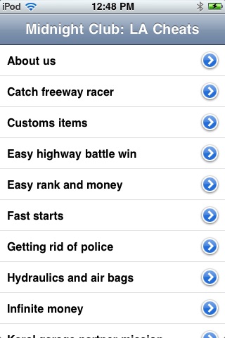 Cheats for Midnight Club: Los Angeles (Unofficial Guide)