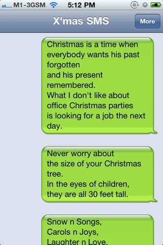 X'mas SMS Templates screenshot 4