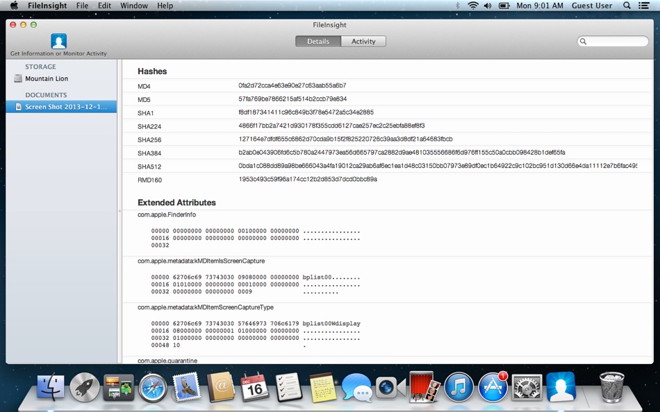 #2. FileInsight (macOS) 由: Ross Tulloch