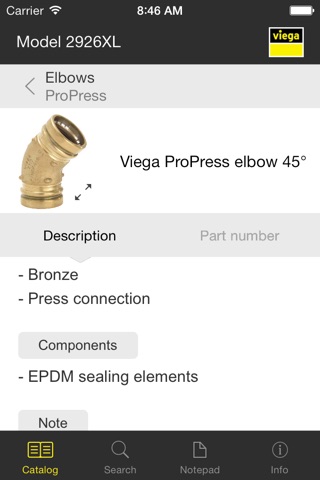 Viega LLC Catalog App screenshot 2