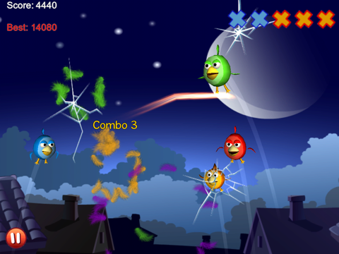 Screenshot #4 pour Cut the Birds 3D