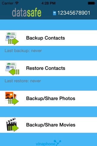 DataSafe Vinaphone screenshot 3