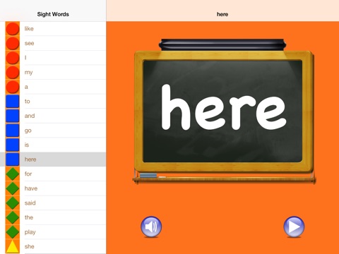 Sight Words HD: Pre - K Edition screenshot 2