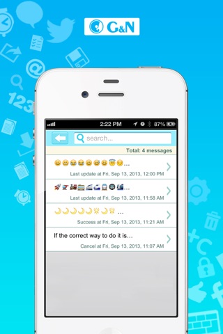 Text & Emoji for Twitter - Color Text + Font - Cool Fonts - Characters + Symbols - Smileys + Icons - Symbol Keyboard - Free screenshot 4