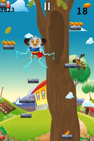 A Farm Superhero Jump FREE - Super Awesome Jumping Challenge Hay Collecting Fun Adventure For Girls & Boys screenshot 3