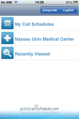 GlobalCallSchedule screenshot 2