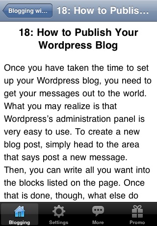 Blogging with Word Press screenshot-4