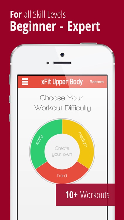 xFit Upper Body – Daily Workout for Sexy Lean Chest, Back and Arm Muscles