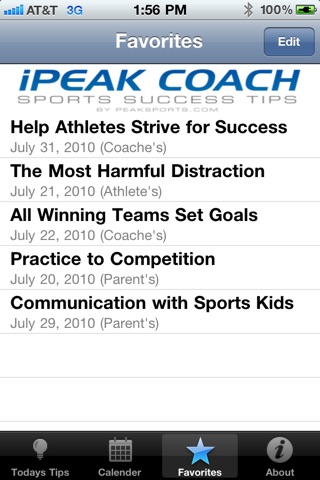 iPeakCoach screenshot 4