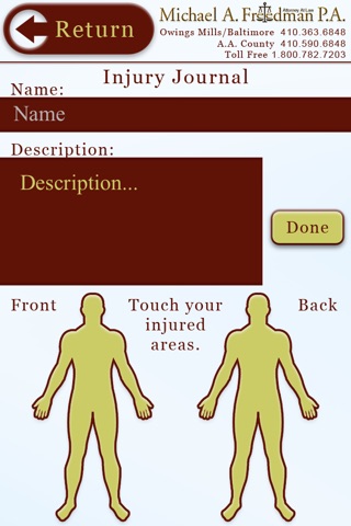Personal Injury Assistant - Provided By Michael A. Freedman, P.A. screenshot 2