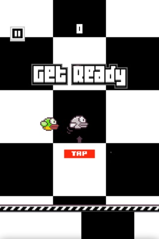 Flappy - White Tile Edition screenshot 2