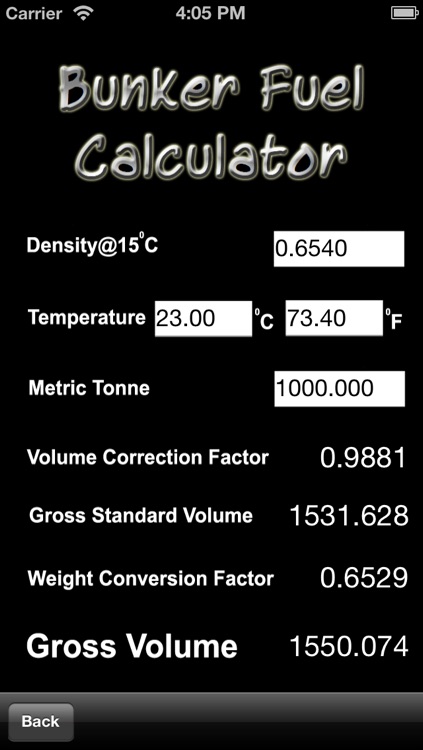 Bunkers Fuel Calculator