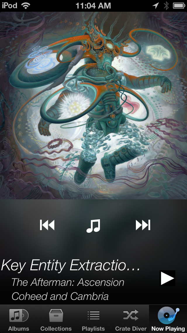 Albums Music Player iPhone screenshot 4 - Music app