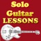 Solo Fingerstyle Guitar lessons presented in interactive onscreen animated fretboard format