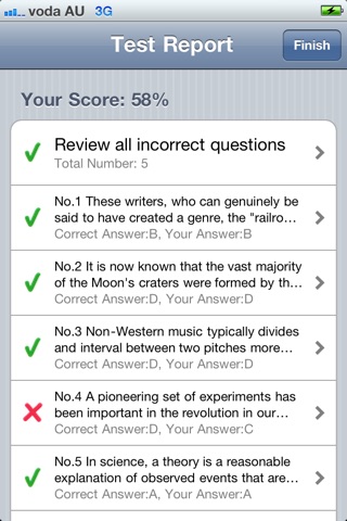 TOEFL iBT Vocabulary Practice screenshot 3