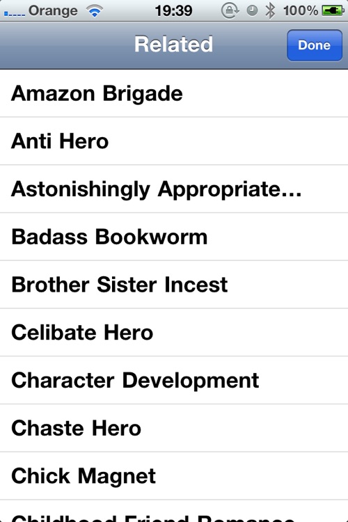 Pocket Tropes - TVTropes in your pocket screenshot-3