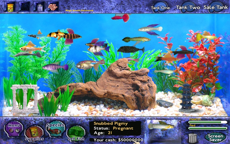 fish tycoon iphone screenshot 1