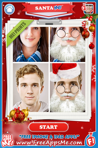 Santa ME! FREE - Easy to Christmas Yourself with Elf, Ruldolph, Scrooge, St Nick, Mrs. Claus Face Effects! screenshot 2