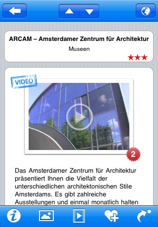 Amsterdam: Multimedia Travel Guide in German screenshot 4