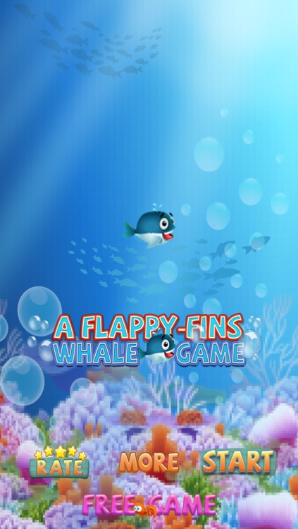 A Flappy-Fins Whale Game
