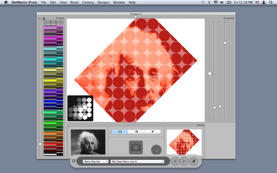 #5. b-l-a-c-k-o-p DotMatrix FREE (macOS) 由: 0x00000001 LLC