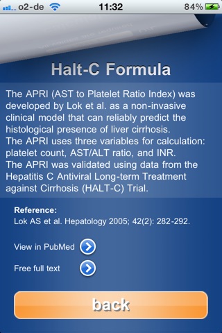 Halt-C Formula for Predicting Cirrhosis screenshot 4