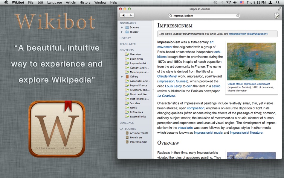 Wikibot — A Wikipedia Articles Reader - 1.74 - (macOS)
