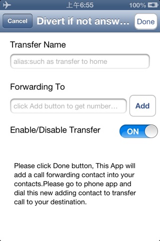 Call Forwarding Assistant screenshot 2