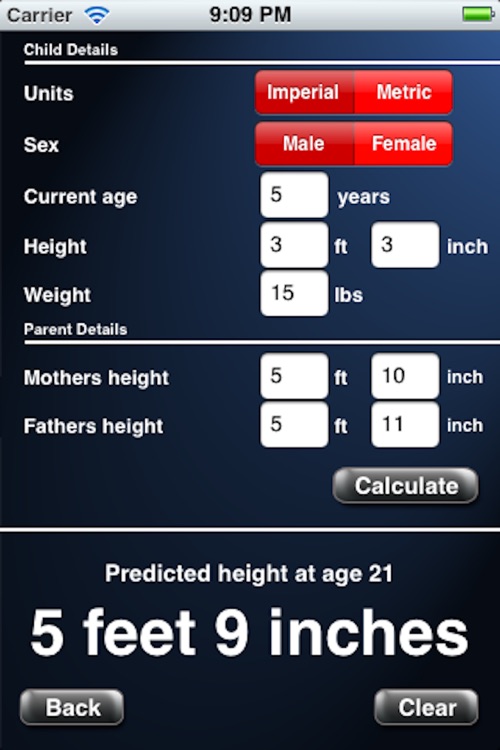 Adult Height Calculator screenshot-3