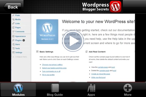 Wordpress Blogger Secrets PRO - How To Make Money & Work From Home Online screenshot 3